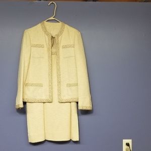 Vintage Chanel tweed style 1930 Hand sewn Vintage Suit